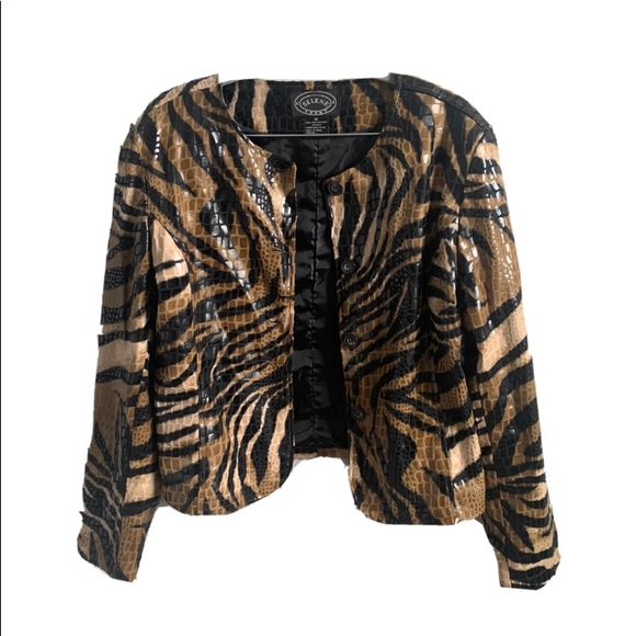 🦓🔥Vintage Style Zebra Print Lightweight Jacket - Picture 1 of 8